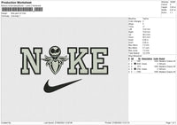 Nike jack v4 Embroidery File 6 size