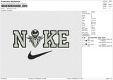 Nike jack v4 Embroidery File 6 size