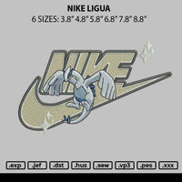 Nike Ligua Embroidery File 6 sizes