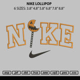 Nike Lollipop Embroidery File 6 sizes