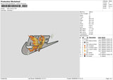 Nike Moltres 24 Embroidery File 6 sizes