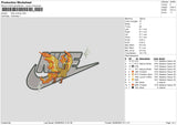 Nike Moltres 24 Embroidery File 6 sizes