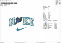 Nike Motorcycle Embroidery File 6 sizes