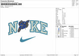 Nike Motorcycle Embroidery File 6 sizes