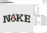 Nike penguin XMAS Embroidery File 6 size