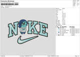 Nike Sadness Embroidery File 6 sizes