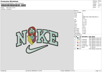 Nike Sally V3 Embroidery File 6 sizes