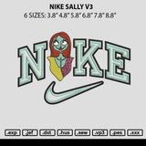 Nike Sally V3 Embroidery File 6 sizes