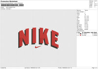 Nike shaddow Embroidery File 6 size