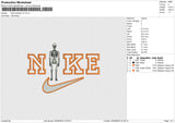 Nike Skeleton v4 Embroidery File 6 size