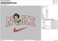 Nike Snow W Embroidery File 6 sizes