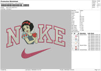 Nike Snow W Embroidery File 6 sizes