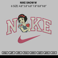 Nike Snow W Embroidery File 6 sizes