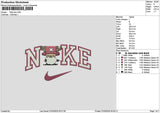 Nike Tony Embroidery File 6 sizes