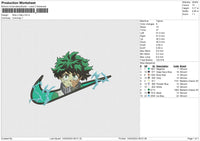 Nike x Deku Embroidery file 6 size