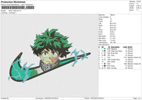 Nike x Deku Embroidery file 6 size