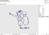 Noah+Allie Embroidery File 6 size