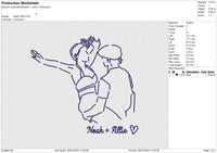 Noah+Allie Embroidery File 6 size
