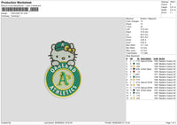 Oakland Hk 02 Embroidery File 6 sizes