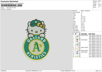 Oakland Hk 02 Embroidery File 6 sizes