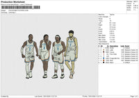 OKLAHOMA PLAYERS Embroidery File 6 size