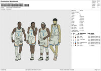 OKLAHOMA PLAYERS Embroidery File 6 size