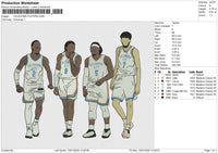 OKLAHOMA PLAYERS Embroidery File 6 size