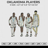 OKLAHOMA PLAYERS Embroidery File 6 size