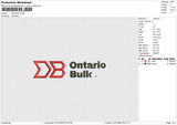 ONTARIO Embroidery File 6 size