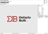 ONTARIO Embroidery File 6 size