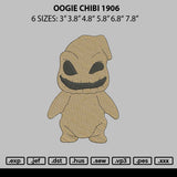 Oogie Chibi 1906 Embroidery File 6 sizes