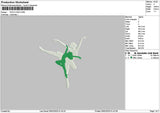 Dancecircle Embroidery File 6 sizes