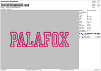 Palafoxtext App Embroidery File 6 sizes