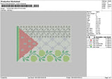 Palestine0901 Embroidery File 6 sizes