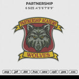 PARTNERSHIP Embroidery File 4 size