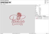 Paulastext01 Embroidery File 6 sizes