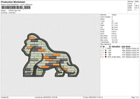 PAVER logo Embroidery File 6 size