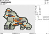 PAVER logo Embroidery File 6 size