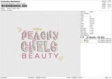 PEACHY CHELS Embroidery File 6 size