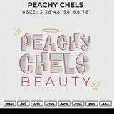 PEACHY CHELS Embroidery File 6 size