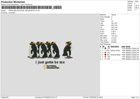 Penguins Embroidery File 6 sizes