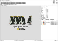 Penguins Embroidery File 6 sizes