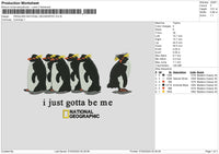 Penguins Embroidery File 6 sizes