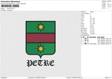 PETRE Embroidery File 6 size