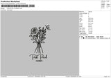 Florist02 Embroidery File 6 sizes