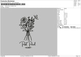 Florist02 Embroidery File 6 sizes