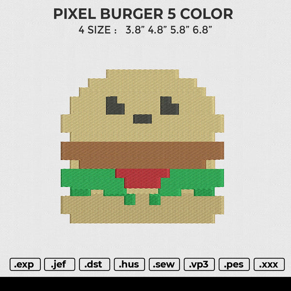 PIXEL BURGER 5 COLOR