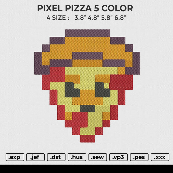 PIXEL PIZZA 5 COLOR