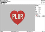 Plurtext Embroidery File 6 sizes