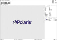 POLARIS Embroidery File 6 size